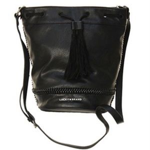 Lucky Brand Vegan Crossbody Black Purse